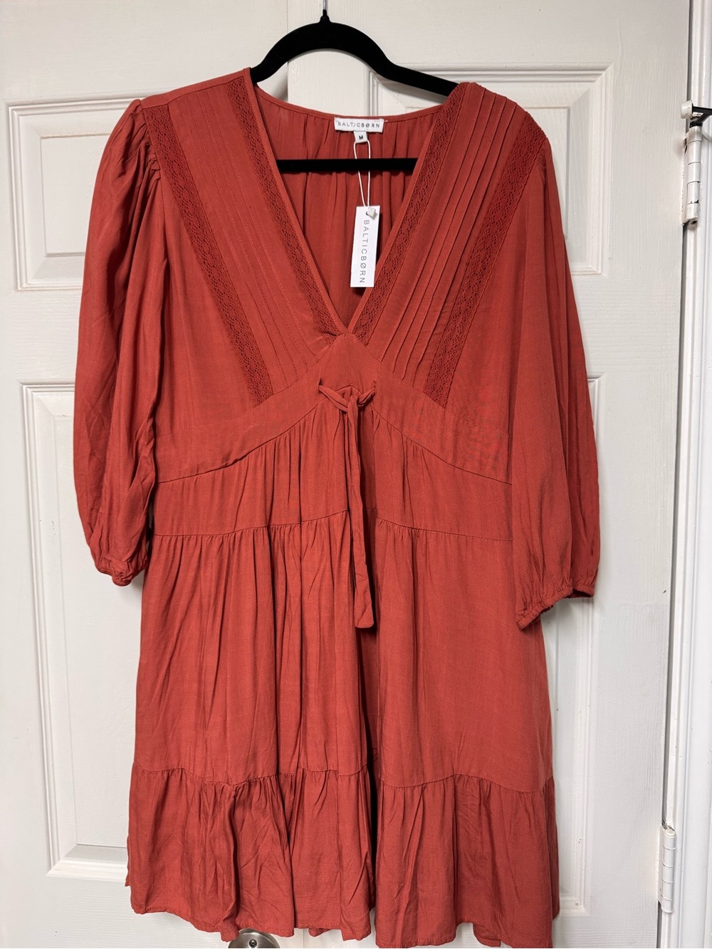 Baltic Born Mini Peasant Boho Dress Size Medium - NWT - Picture 2 of 3